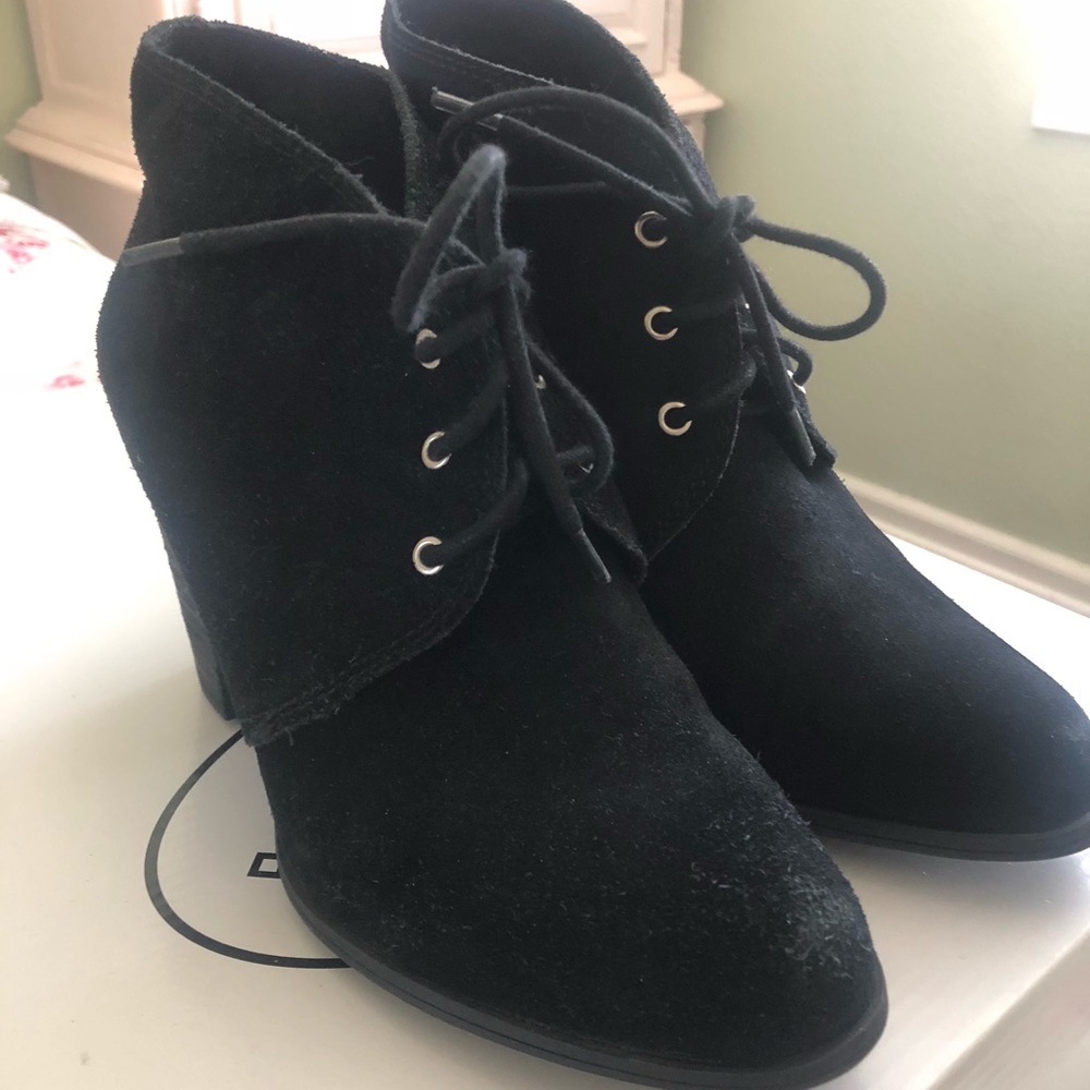 BCBGeneration Black Suede Booties